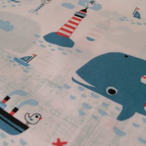 Coussin Plaid – Thème « Grand large »