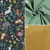 Coussin Plaid - Thème "Jungle du printemps" – Image 3
