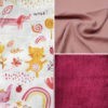 Coussin Plaid - Thème "La vie en rose"