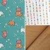 Coussin Plaid - Thème "Petits rhinos"
