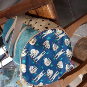 Sac Polochon velours – Petits paresseux