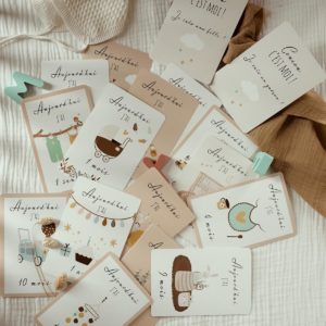Cartes étapes bébé