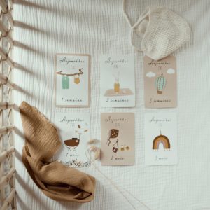 Cartes étapes bébé