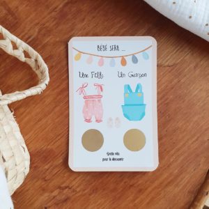Carte fille ou garçon