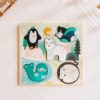 Puzzle tactile d'hiver